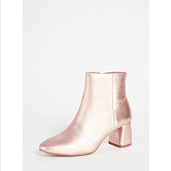 Matiko metallic leather booties - Picture 7 of 8